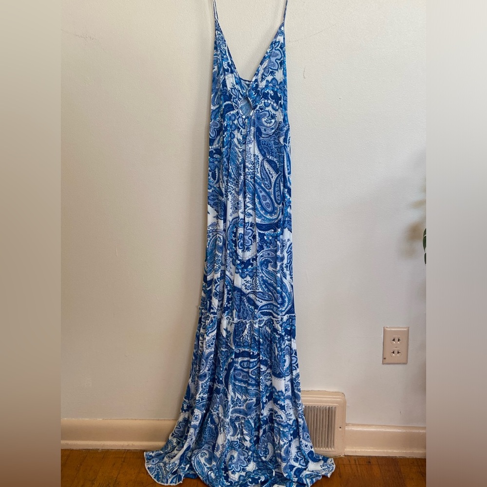 Dress blue and white